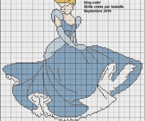 grille broderie disney