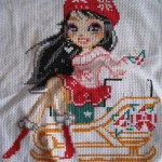 grille broderie doll