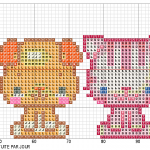 grille broderie gratuite animaux