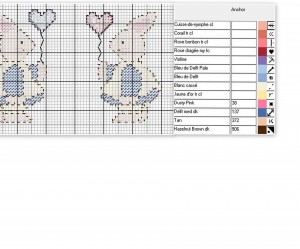 grille broderie gratuite animaux