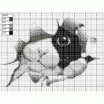 grille broderie gratuite animaux