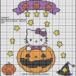 grille broderie halloween