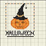 grille broderie halloween