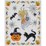 grille broderie halloween