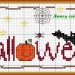 grille broderie halloween