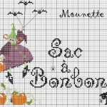 grille broderie halloween