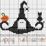 grille broderie halloween