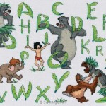 grille broderie jungle