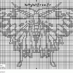 grille broderie papillon