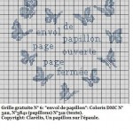 grille broderie papillon