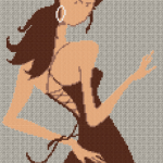 grille gratuite broderie richelieu