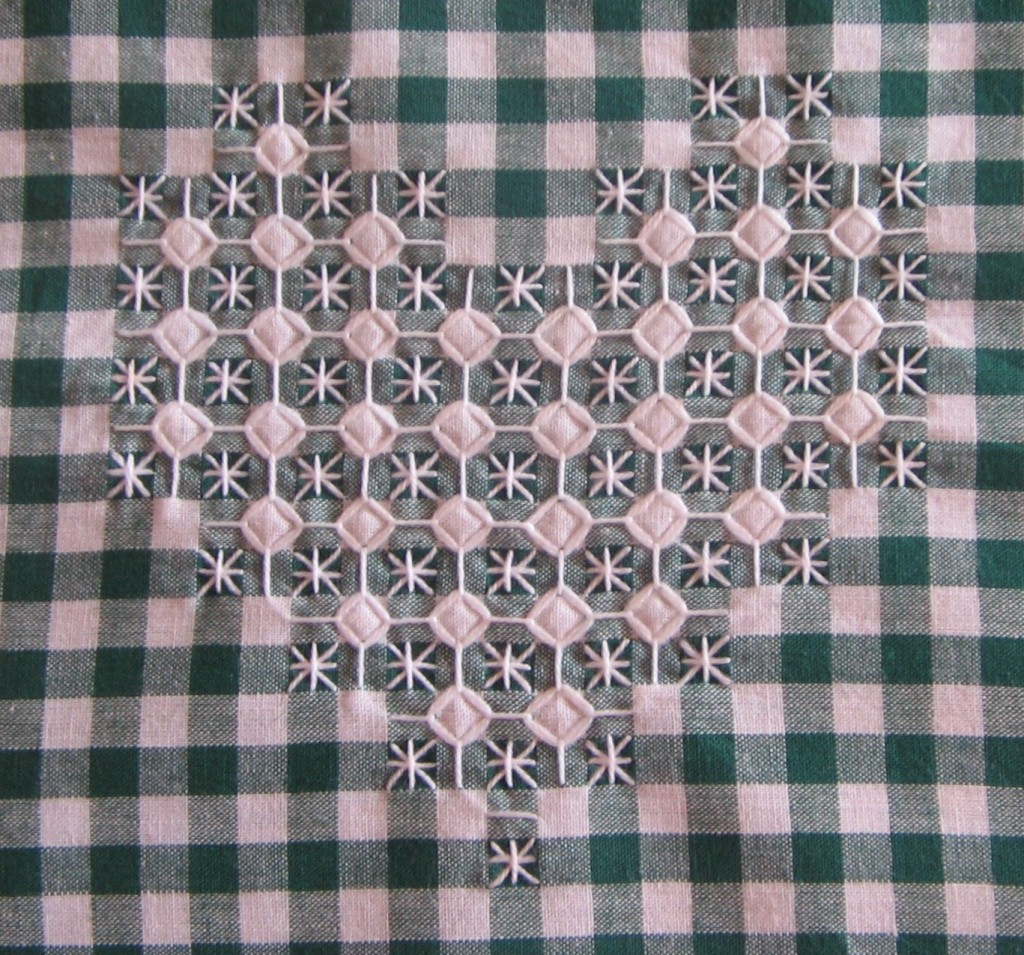 modèle broderie suisse gratuit