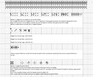 modèle broderie suisse gratuit