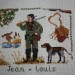 motif broderie chasse