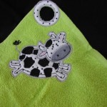 motif broderie machine vache