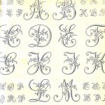 motif broderie pour drap