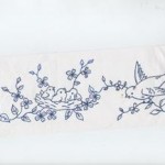 motif broderie pour drap