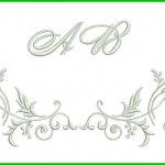 motif broderie pour drap