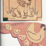 motif broderie pour drap