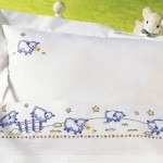 motif broderie pour drap