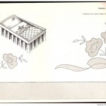 motif broderie pour drap