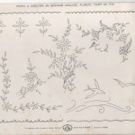 motif broderie pour drap