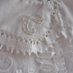 patron pour broderie initiales