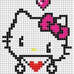 grille a broder hello kitty