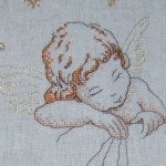 grille broderie ange