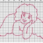 grille broderie ange