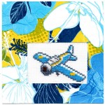 grille broderie avion