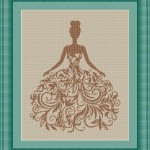 grille broderie avion