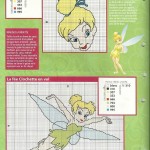 grille broderie fée clochette