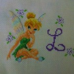 grille broderie fée clochette