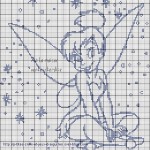 grille broderie fée clochette