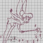 grille broderie fée clochette