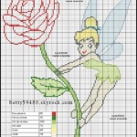 grille broderie fée clochette