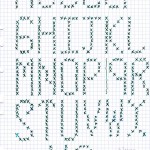 grille broderie lettres