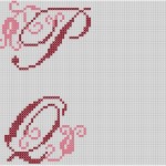 grille broderie lettres