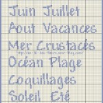 grille broderie lettres