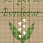 grille broderie muguet