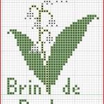 grille broderie muguet