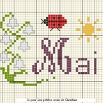 grille broderie muguet