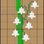 grille broderie muguet