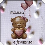 grille broderie naissance fille