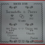 grille broderie noces d'or