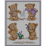 grille broderie nounours