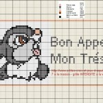 grille broderie tricot