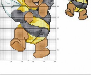 grille broderie winnie gratuite