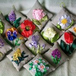 grille gratuite broderie ruban